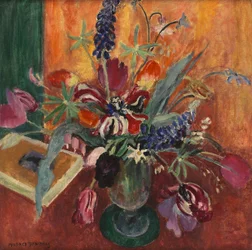 Lupinos y Tulipanes, c.1925
